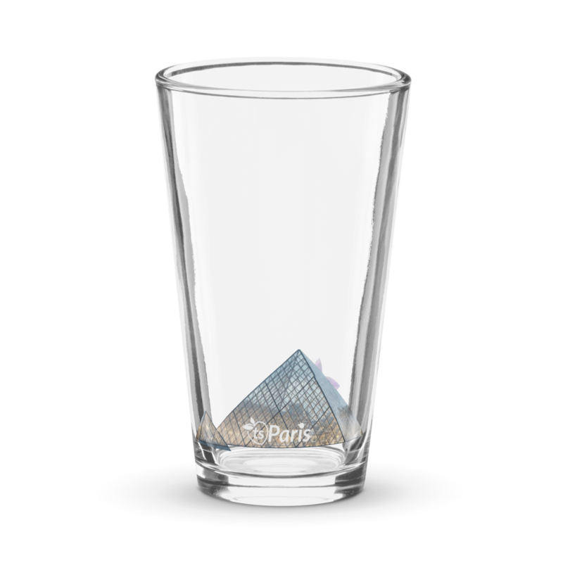 tsgabrielle® • Paris - The Louvre Pyramid • Shaker pintglas • 16 oz