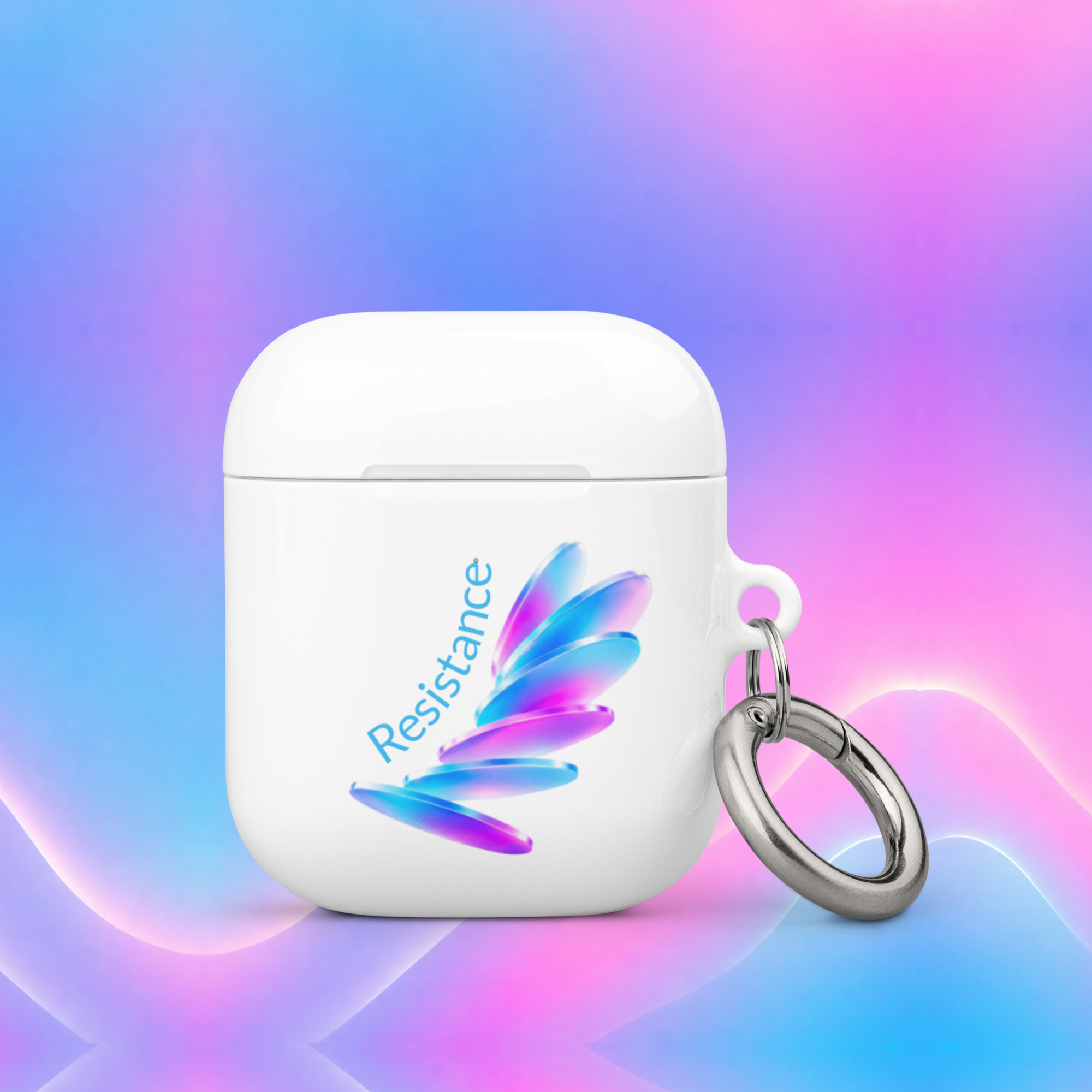 tsgabrielle® • Pride 26 • Case Compatible with AirPods® • White