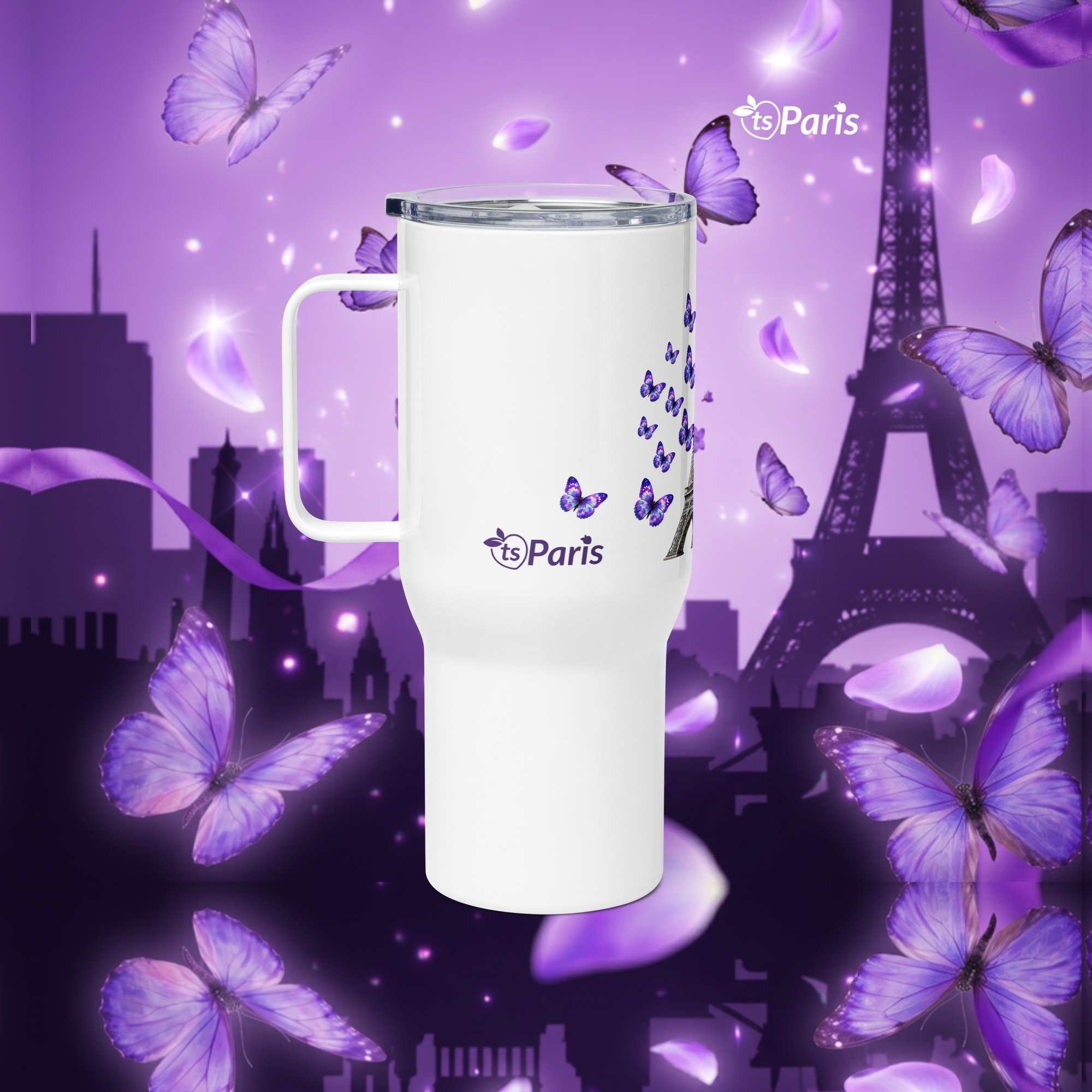tsgabrielle® • Paris - La Tour Eiffel • Krus med hank • 2 størrelser - White - View 12