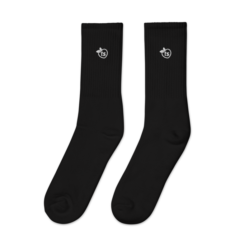 tsgabrielle® • For Him • Embroidered Socks • Black