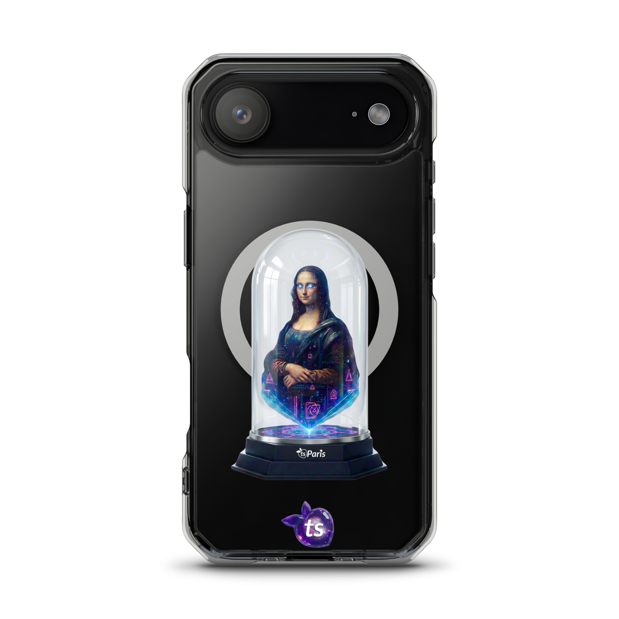 tsgabrielle® • Paris - Da Vinci • Etui kompatibelt med iPhone® • Transparent • MagSafe® • Nyeste modeller