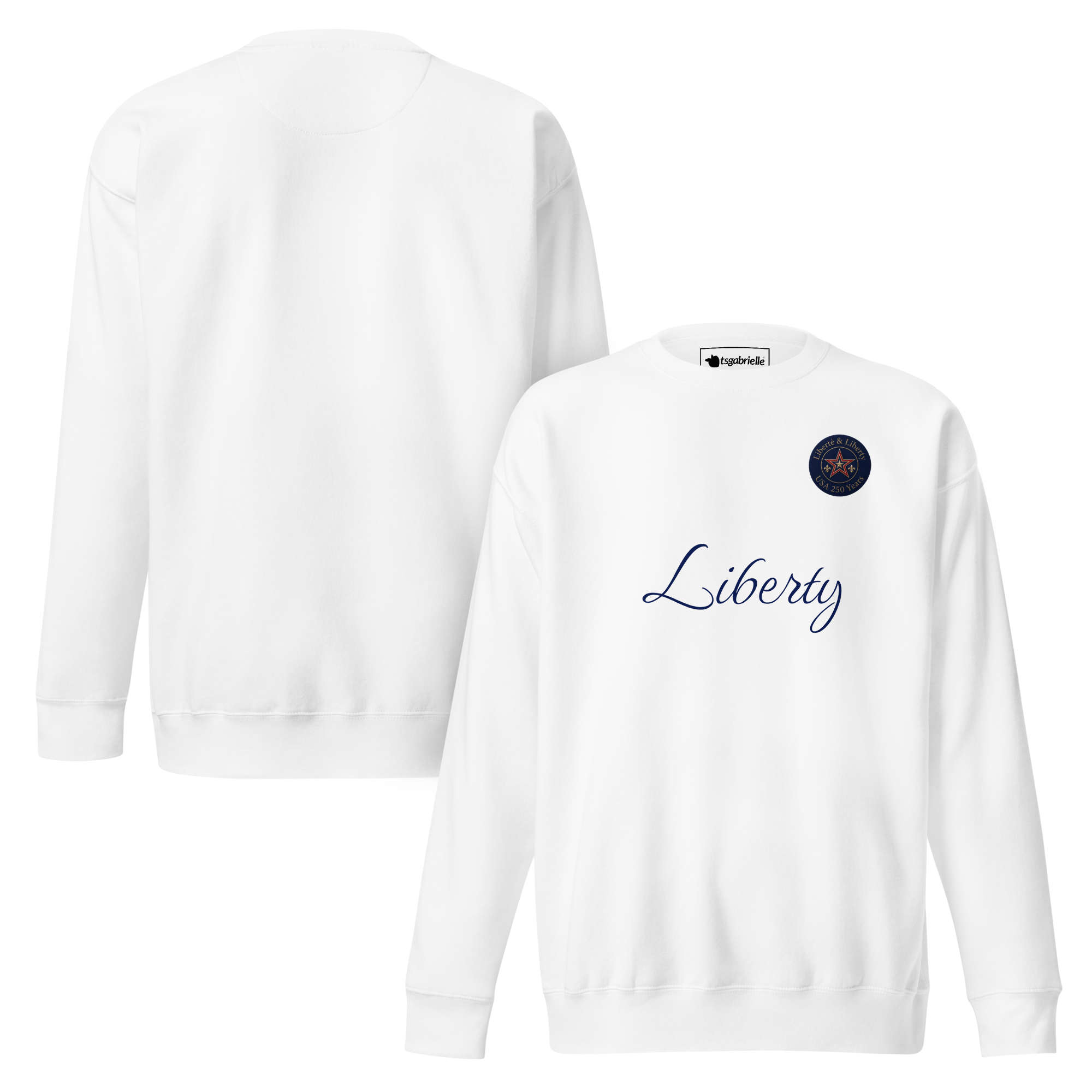 tsgabrielle® Til ham • Liberty • Premium sweatshirt - White - View 9