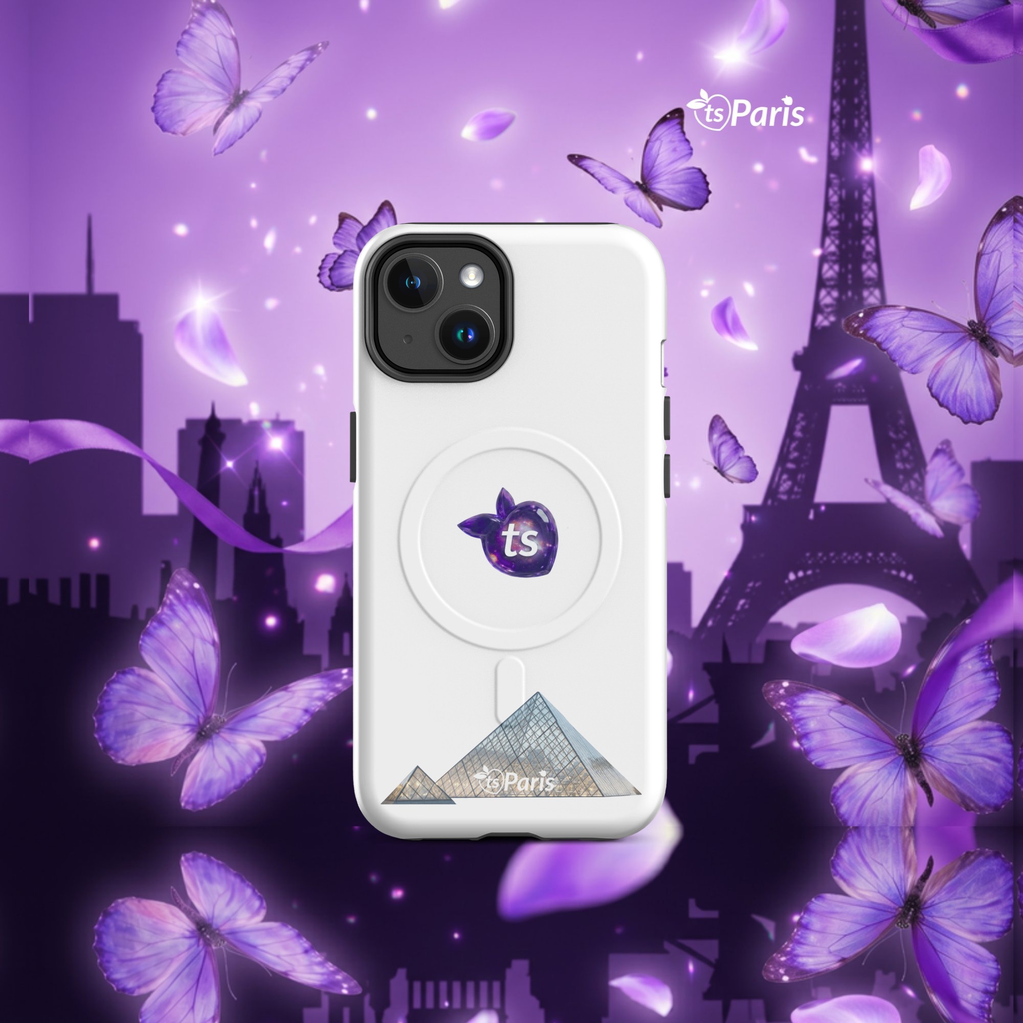 tsgabrielle® • Paris - The Louvre Pyramid • Robust etui • MagSafe® • Kompatibelt med iPhone® • Nyeste modeller - Glossy - View 6