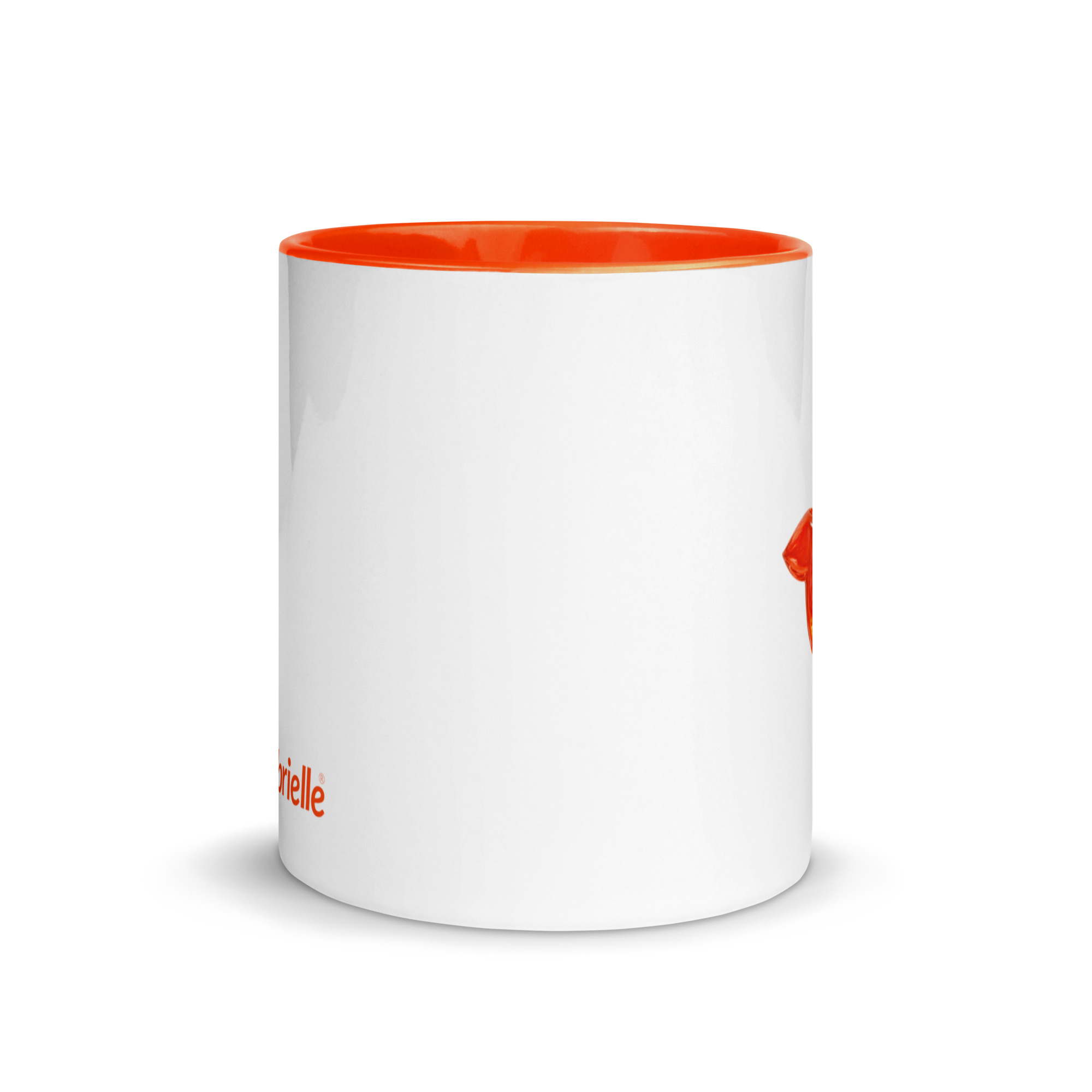 tsgabrielle® • Krus med orange indre • Keramik • 11 oz