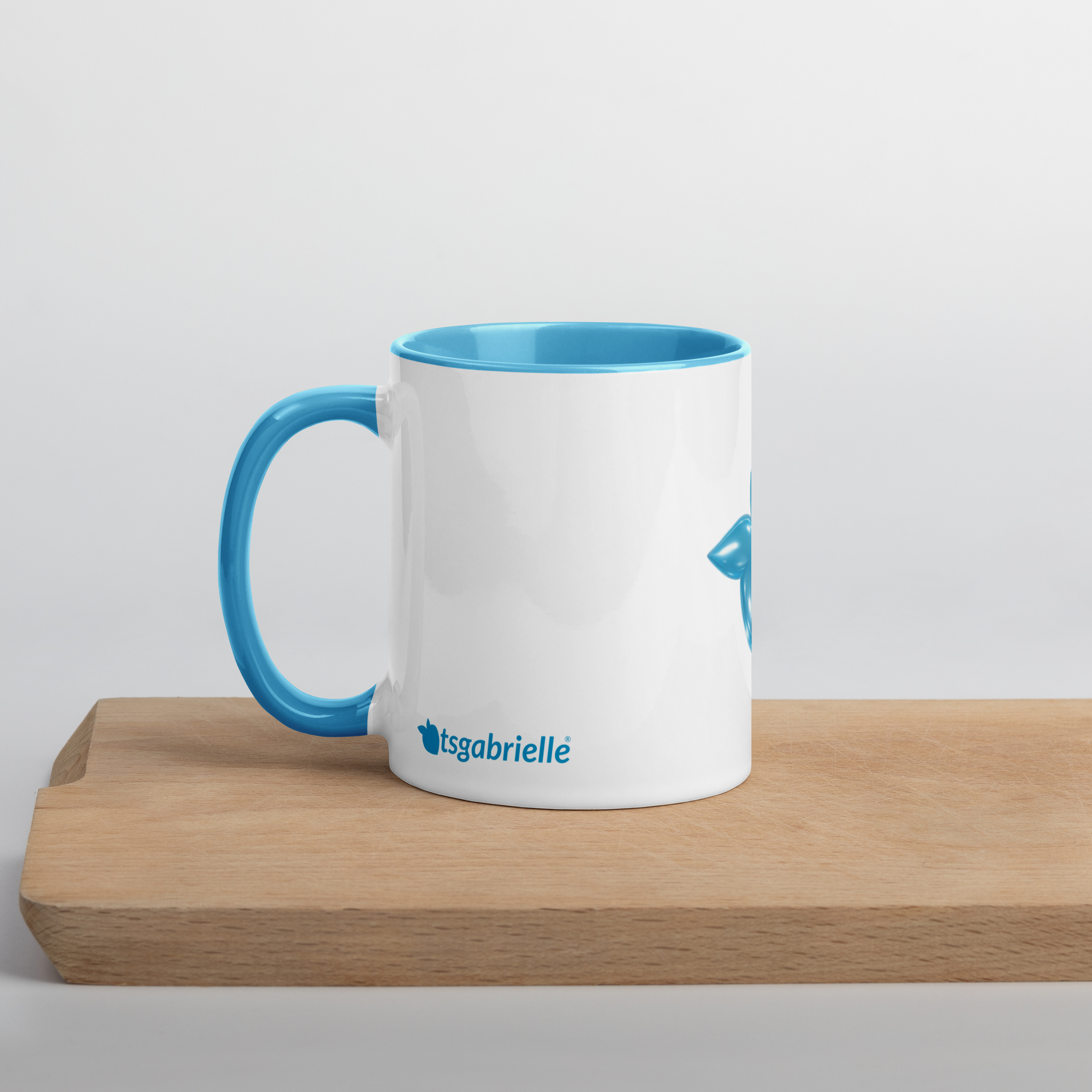 tsgabrielle® • Mug with Color Blue Inside • Ceramic • 2 Sizes - View 6