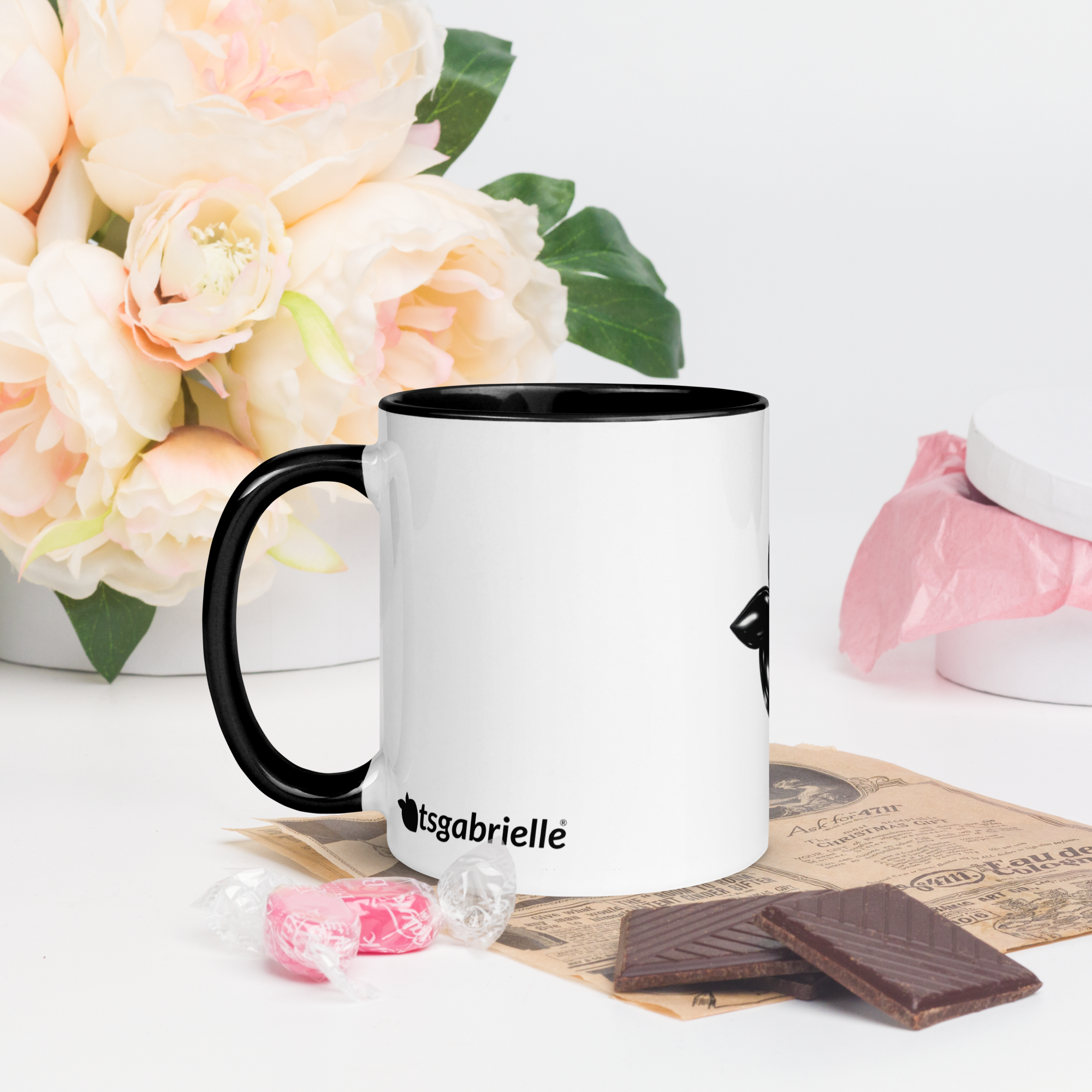 tsgabrielle® • Mug with Color Black Inside • Ceramic • 2 Sizes - View 13
