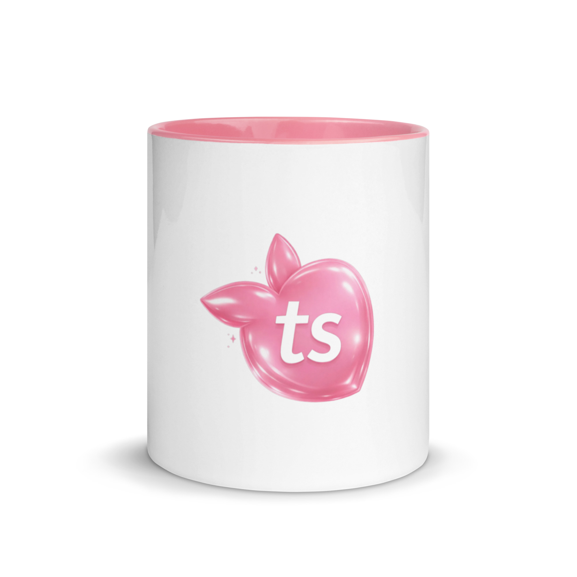 tsgabrielle® • Krus med pink inderside • Keramik • 11 oz
